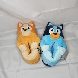 Blue Dog Character Slippers